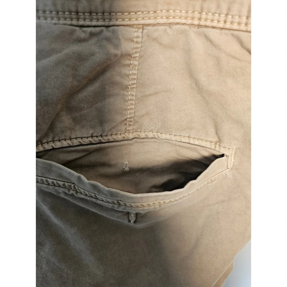 Classic American Eagle Chino Shorts Mens 32 Khaki Tan Ne(x)t Level Flex Stretch